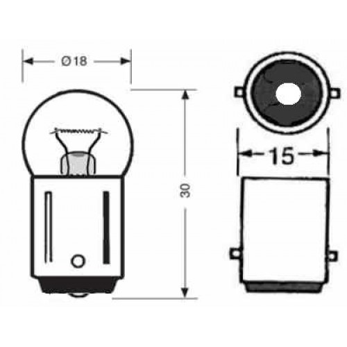 BB 1025 12V Marker Bulb