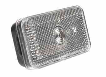 Trailer Light - Clear front position lamp and reflector